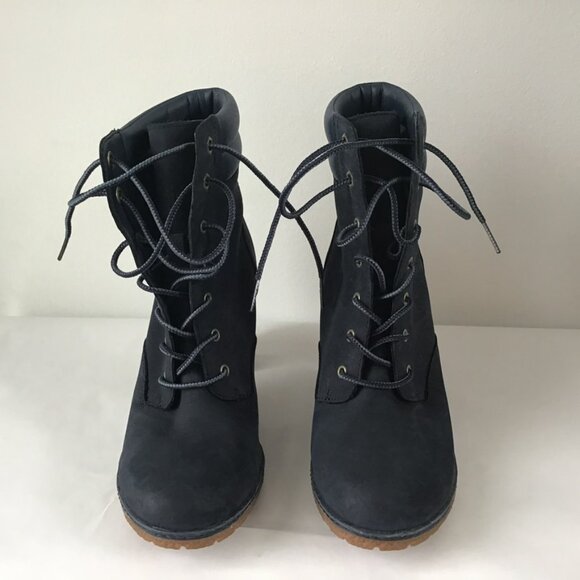 Timberland navy blue suede ankle boots size 7.5 - Picture 2 of 7